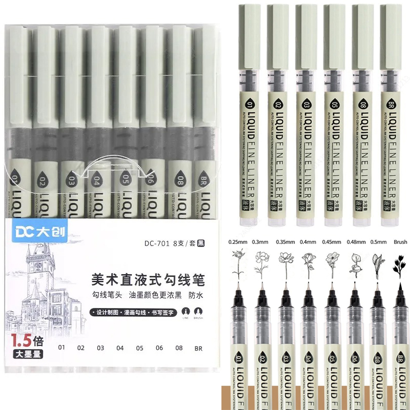 ปากกาสีดำ 12 ด้าม หัวเล็ก สำหร - Copic Marker Sketch บทวิจารณ์และราคา
