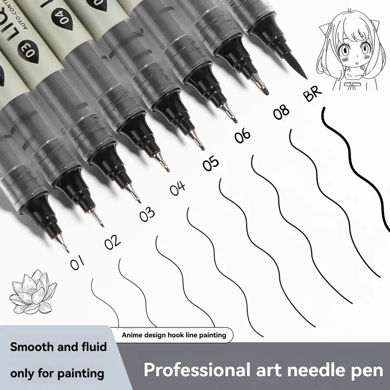 ปากกาเขียนเส้นเล็กสีดำ 12 ด้าม - Copic Marker Sketch บทวิจารณ์และราคา
