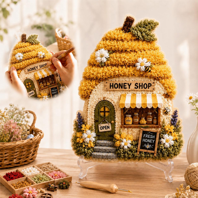 ชุดงานฝีมือ DIY บ้านเห็ด 3 มิต - Embroidery Craft บทวิจารณ์และราคา