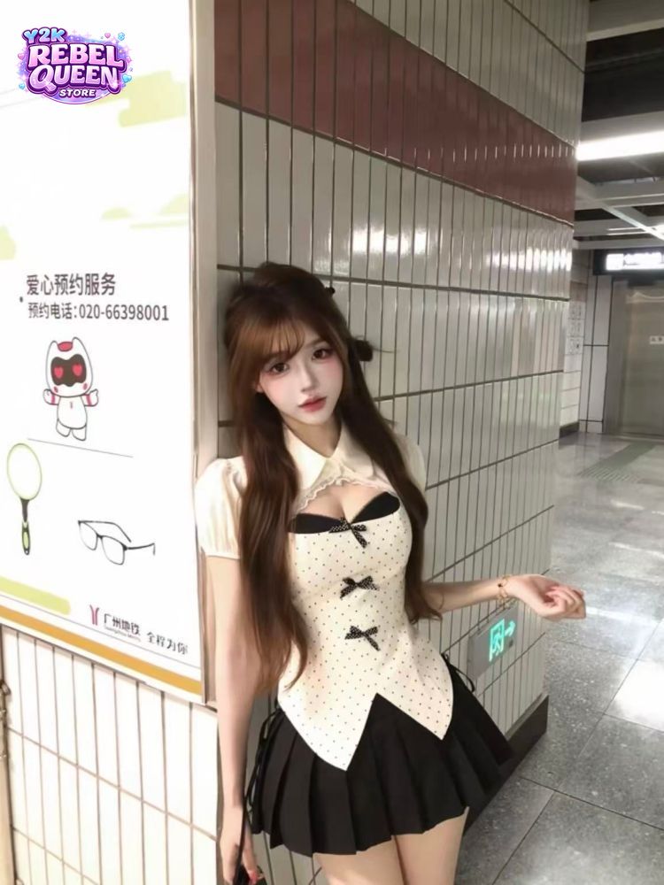 ชุดเซ็ต 2 ชิ้น Coquette Sweet  - Elastic Lace Trim บทวิจารณ์และราคา