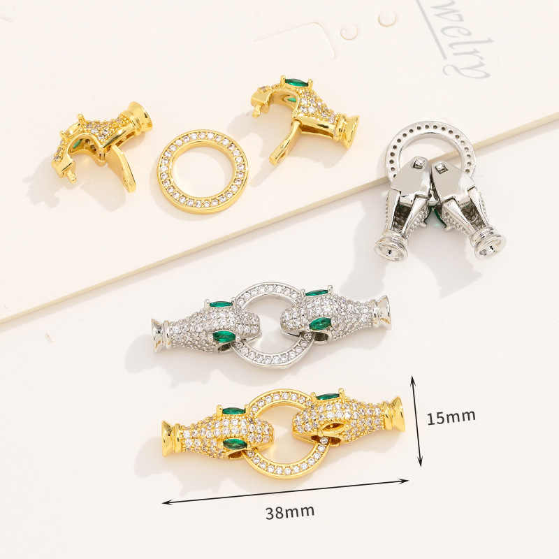 ตัวล็อคแบบตัวหนีบชุบทอง 18K ยี - Embroidery Craft บทวิจารณ์และราคา